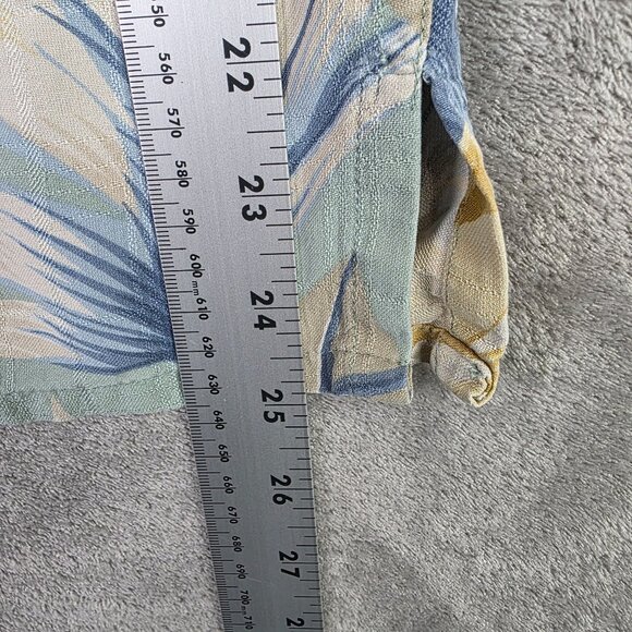Mens Island Republic Hawaiian 100% Silk Floral Shirt Button Up Short Sleeve M - Picture 5 of 6